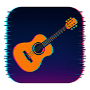 icon_literature_guitar_digital_glitch icon preview