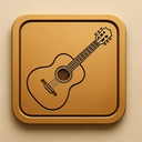 icon_literature_guitar_embossed icon preview