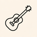 icon_literature_guitar_line_art icon preview