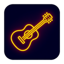 icon_literature_guitar_neon icon preview