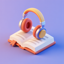 icon_literature_headphones_3d_isometric icon preview