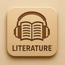 icon_literature_headphones_embossed icon preview