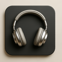 icon_literature_headphones_metallic icon preview