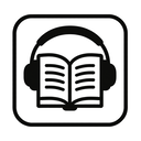 icon_literature_headphones_monochrome icon preview