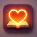 icon_literature_heart_glow_effect icon preview