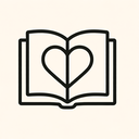 icon_literature_heart_line_art icon preview