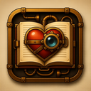 icon_literature_heart_steampunk icon preview