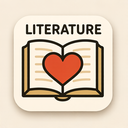 icon_literature_heart_symmetrical icon preview