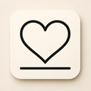 icon_literature_heart_thin icon preview