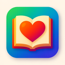 icon_literature_heart_vibrant_colors icon preview
