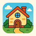 icon_literature_house_cartoon icon preview
