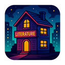 icon_literature_house_cyberpunk icon preview
