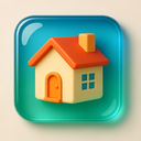 icon_literature_house_glassy icon preview