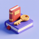 icon_literature_key_3d_isometric icon preview
