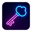 icon_literature_key_neon icon preview