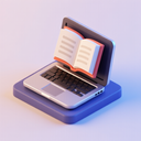 icon_literature_laptop_3d_isometric icon preview