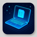 icon_literature_laptop_futuristic icon preview