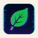 icon_literature_leaf_digital_glitch icon preview