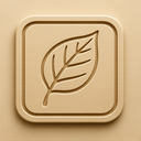 icon_literature_leaf_embossed icon preview