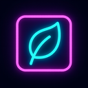icon_literature_leaf_neon icon preview