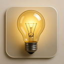icon_literature_light_bulb_glassy icon preview