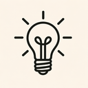 icon_literature_light_bulb_minimal_outline icon preview