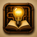 icon_literature_light_bulb_steampunk icon preview