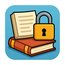 icon_literature_lock_cartoon icon preview