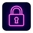 icon_literature_lock_neon icon preview