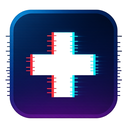 icon_literature_medical_cross_digital_glitch icon preview