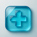 icon_literature_medical_cross_glassy icon preview