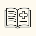 icon_literature_medical_cross_line_art icon preview