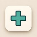 icon_literature_medical_cross_minimalist icon preview