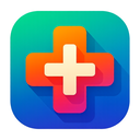 icon_literature_medical_cross_vibrant_colors icon preview