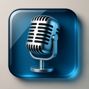 icon_literature_microphone_glassy icon preview