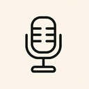 icon_literature_microphone_line_art icon preview