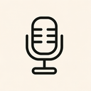 icon_literature_microphone_minimal_outline icon preview