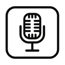 icon_literature_microphone_monochrome icon preview