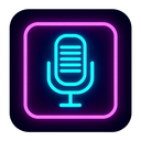 icon_literature_microphone_neon icon preview