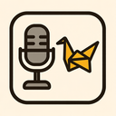 icon_literature_microphone_origami icon preview