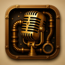 icon_literature_microphone_steampunk icon preview