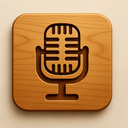 icon_literature_microphone_wooden icon preview