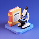 icon_literature_microscope_3d_isometric icon preview