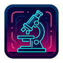 icon_literature_microscope_cyberpunk icon preview