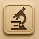 icon_literature_microscope_embossed icon preview