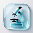 icon_literature_microscope_glassy icon preview