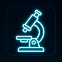 icon_literature_microscope_glow_effect icon preview