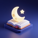 icon_literature_moon_3d_isometric icon preview