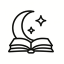 icon_literature_moon_line_art icon preview