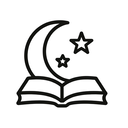 icon_literature_moon_minimal_outline icon preview